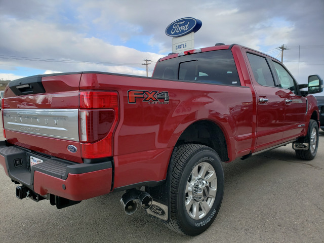 2020 Ford SuperDuty F 350 Platinum Rapid Red 6 7L Power Stroke V8