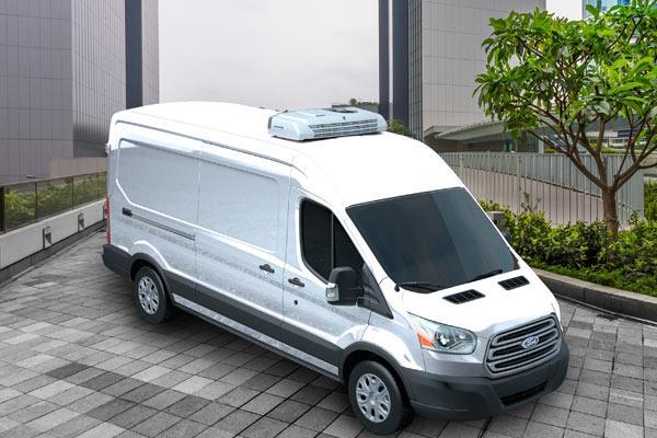 A Selection of Refrigerated Ford Transit Vans in LA