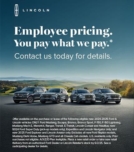 Employee Pricing | South Bay Lincoln