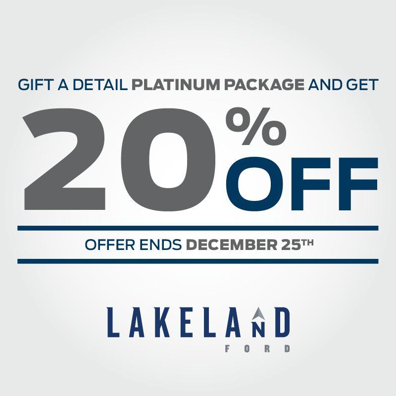 Platinum Detail Christmas Discount Platinum Detail Christmas Discount