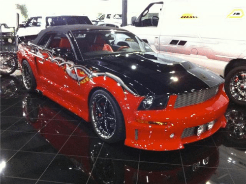 Sylvester-Stallone-Ford-Mustang Sylvester Stallone Ford Mustang Convertible
