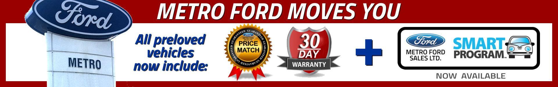 The Used Car Difference at Metro Ford, Calgary, Alberta