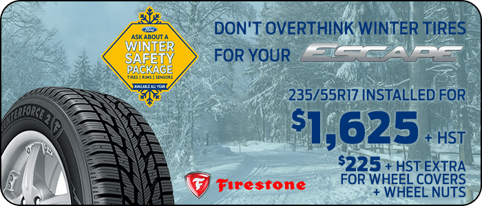 Escape winter tire offer Escape winter tire offer