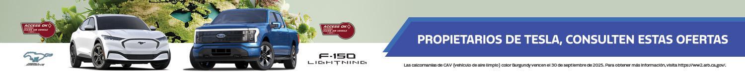 Ofertas de Tesla Conquest | Ofertas de arrendamiento y venta de Ford F-150 Lightning y Mustang Mach-E | Concesionarios Ford del sur de California Ofertas de Tesla Conquest | Ofertas de arrendamiento y venta de Ford F-150 Lightning y Mustang Mach-E | Concesionarios Ford del sur de California