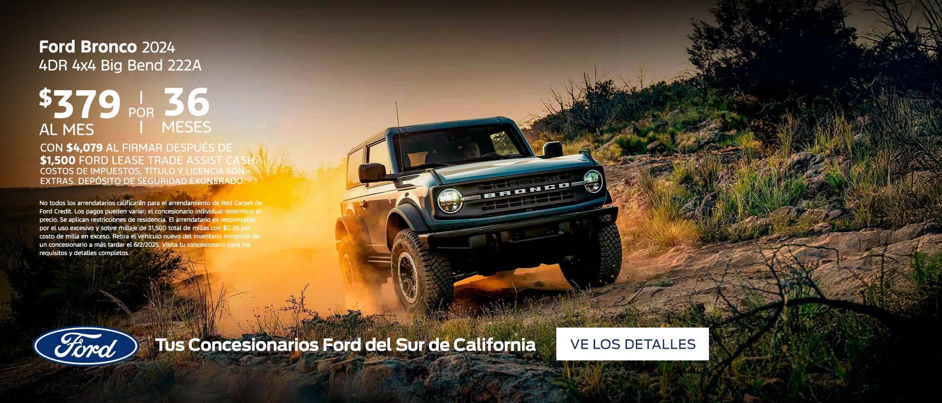 Ford Employee Pricing | Ford Bronco Lease Offer | Southern California Ford Dealers