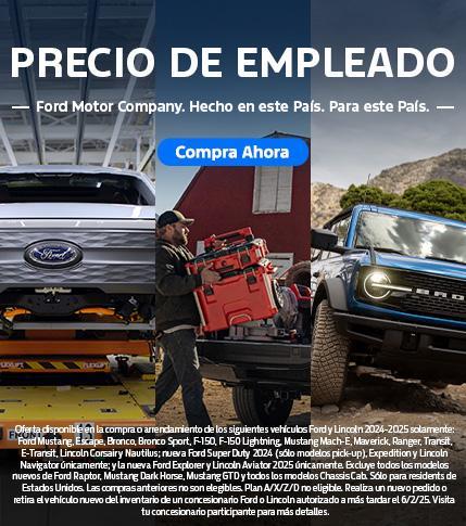Para América, desde América | Precios para empleados de Ford para todos | Concesionarios Ford del Sur de California