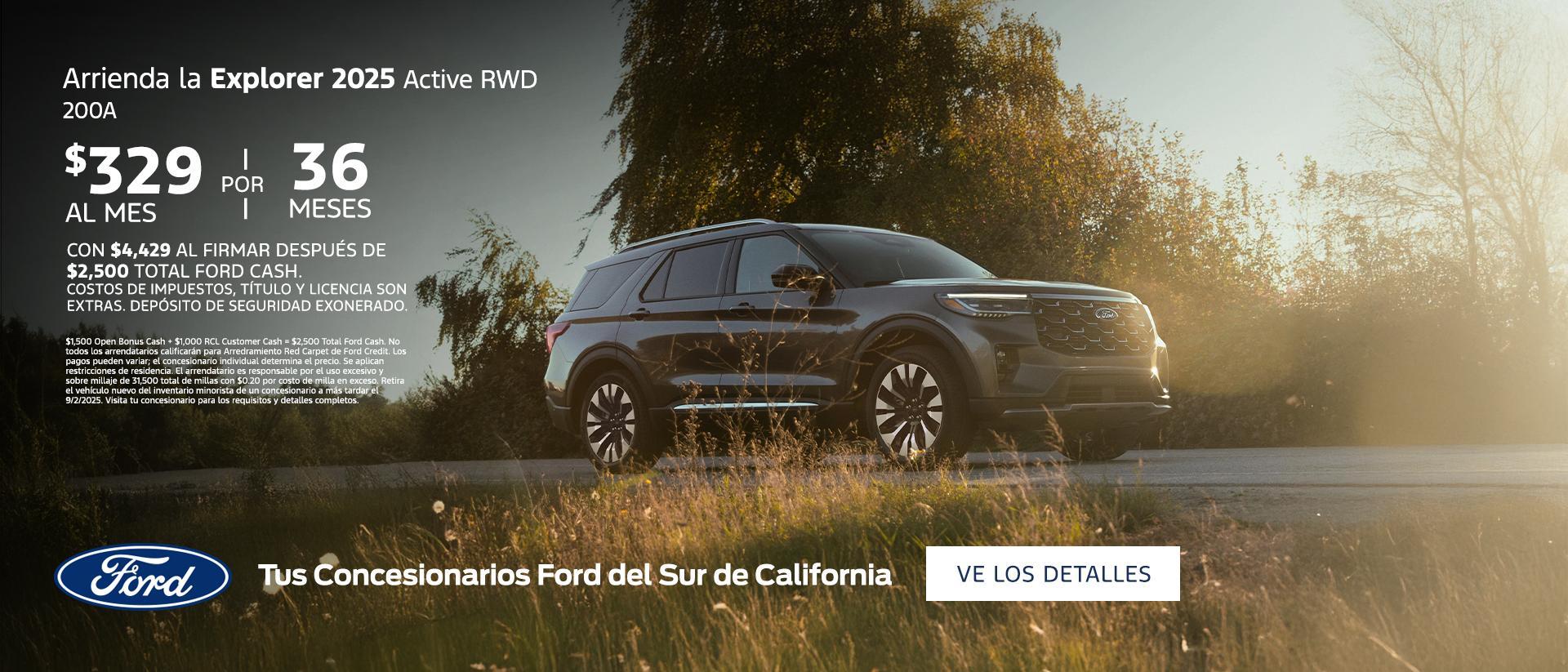 Ford Explorer Lease Offer | Southern California Ford Dealers