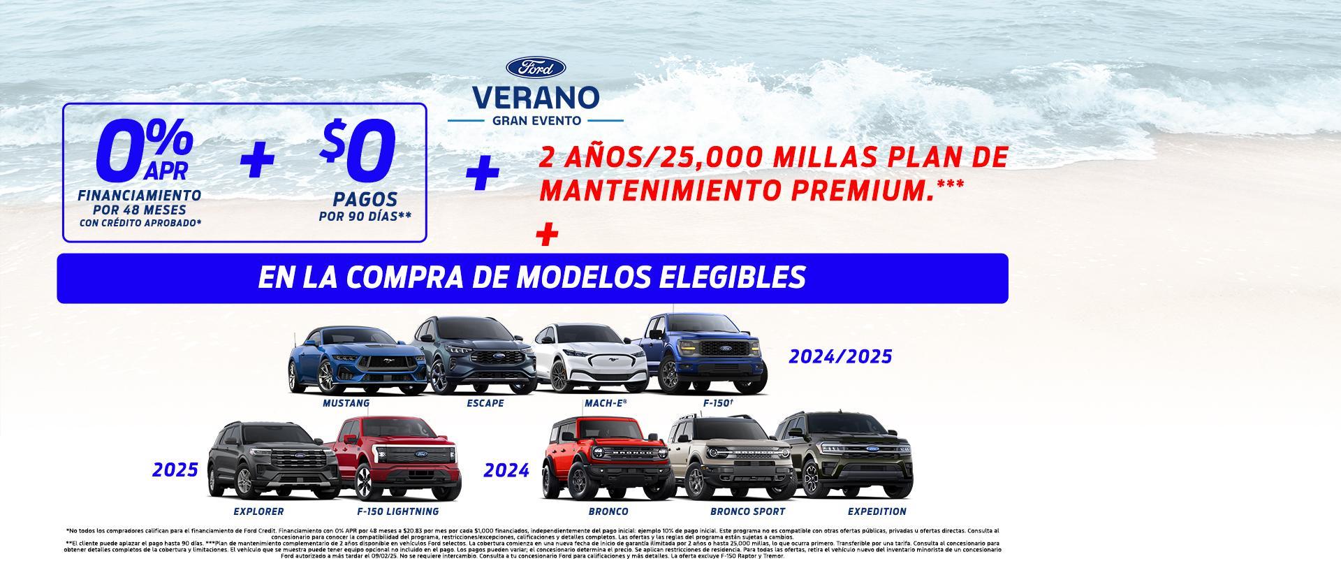 Eligible Vehicles Lease Offer | Ford Summer Sales Event | Southern California Ford Dealers