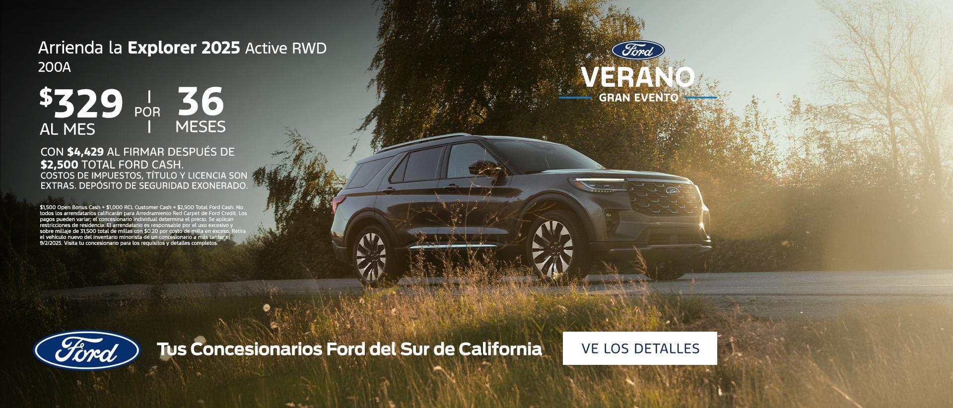 Ford Explorer Lease Offer | Ford Summer Sales Event | Southern California Ford Dealers