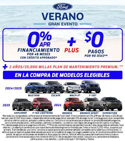 Eligible Vehicles Lease Offer | Ford Summer Sales Event | Southern California Ford Dealers