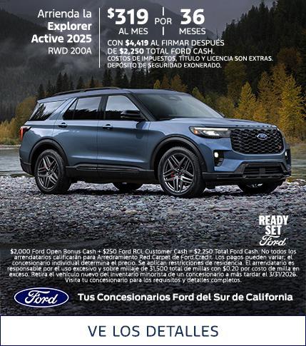 Ford Explorer Lease Offers | Southern California Ford Dealers