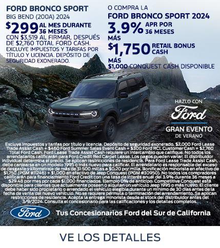 Make it Ford Summer Sales Event | Ford Bronco Sport Offers | Southern California Ford Dealers