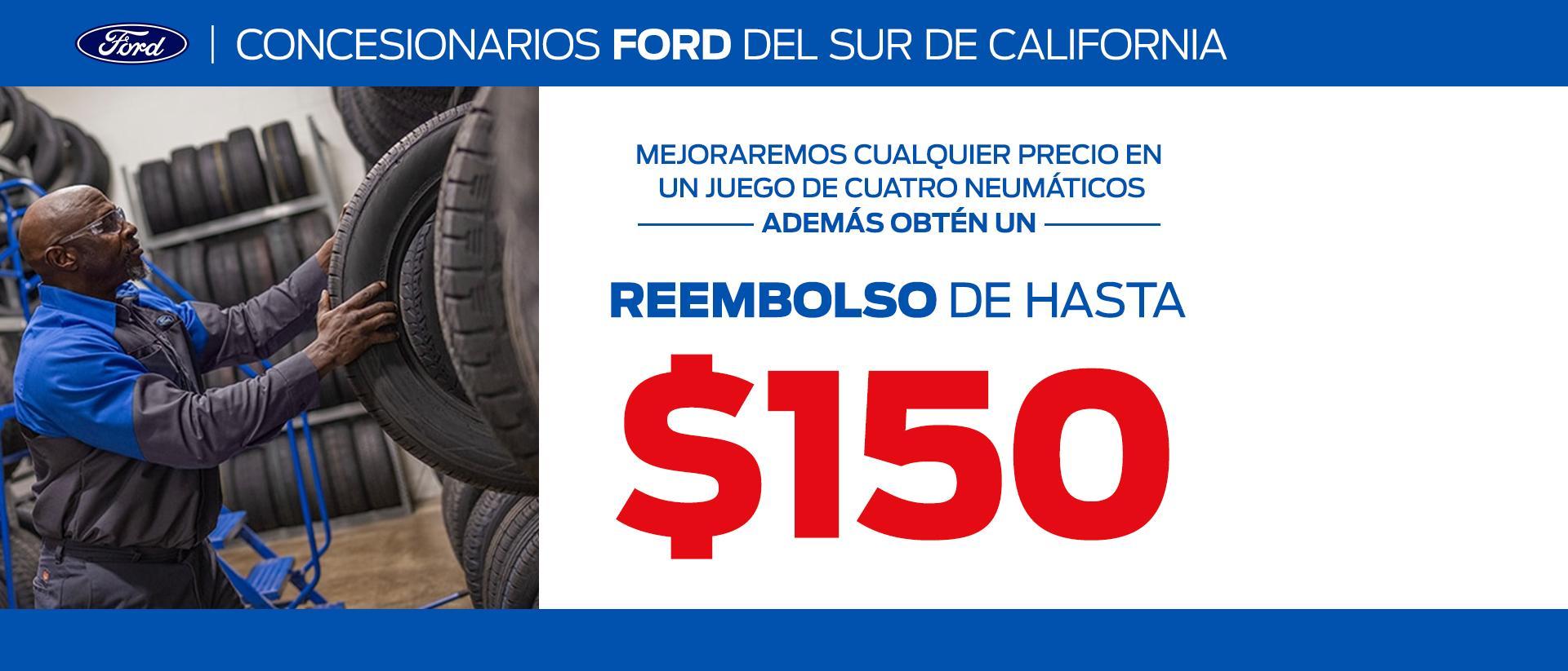 $150 Service Rebate at Participating Southern California Ford Service Centers