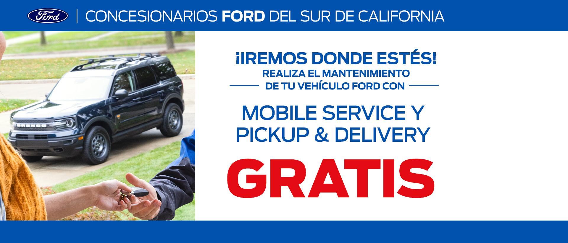 Ford Pickup &amp; Delivery | Ford Service | Southern California Ford Dealers
