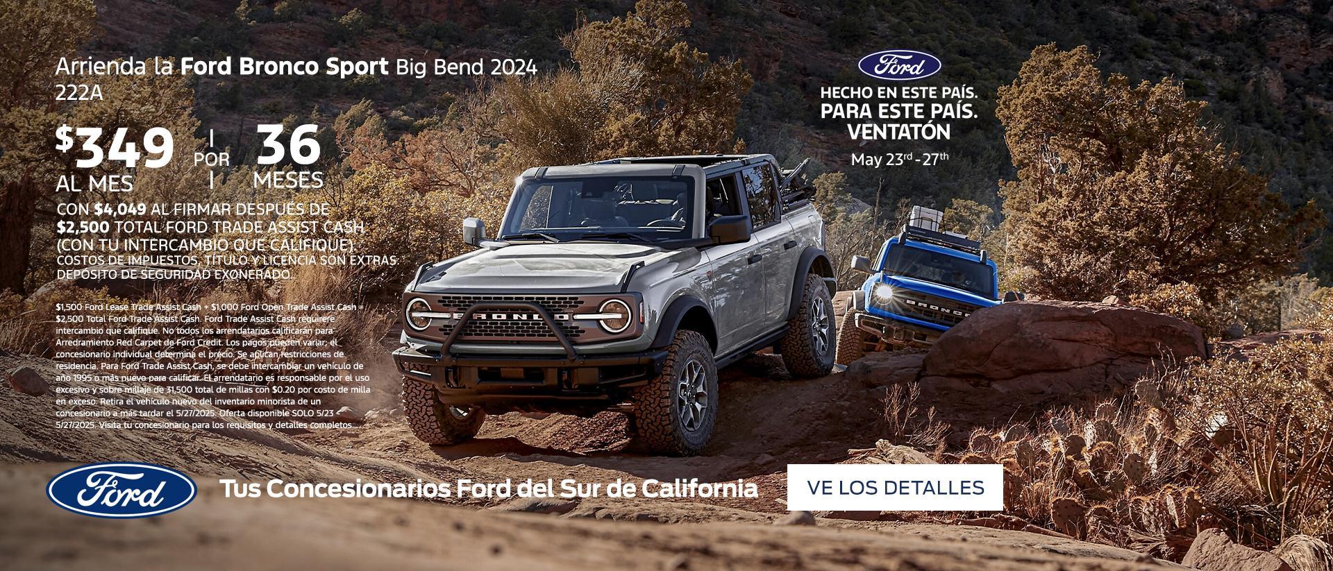 Ford Memorial Day Sellathon 2025 | Ford Bronco Lease Offer | Southern California Ford Dealers