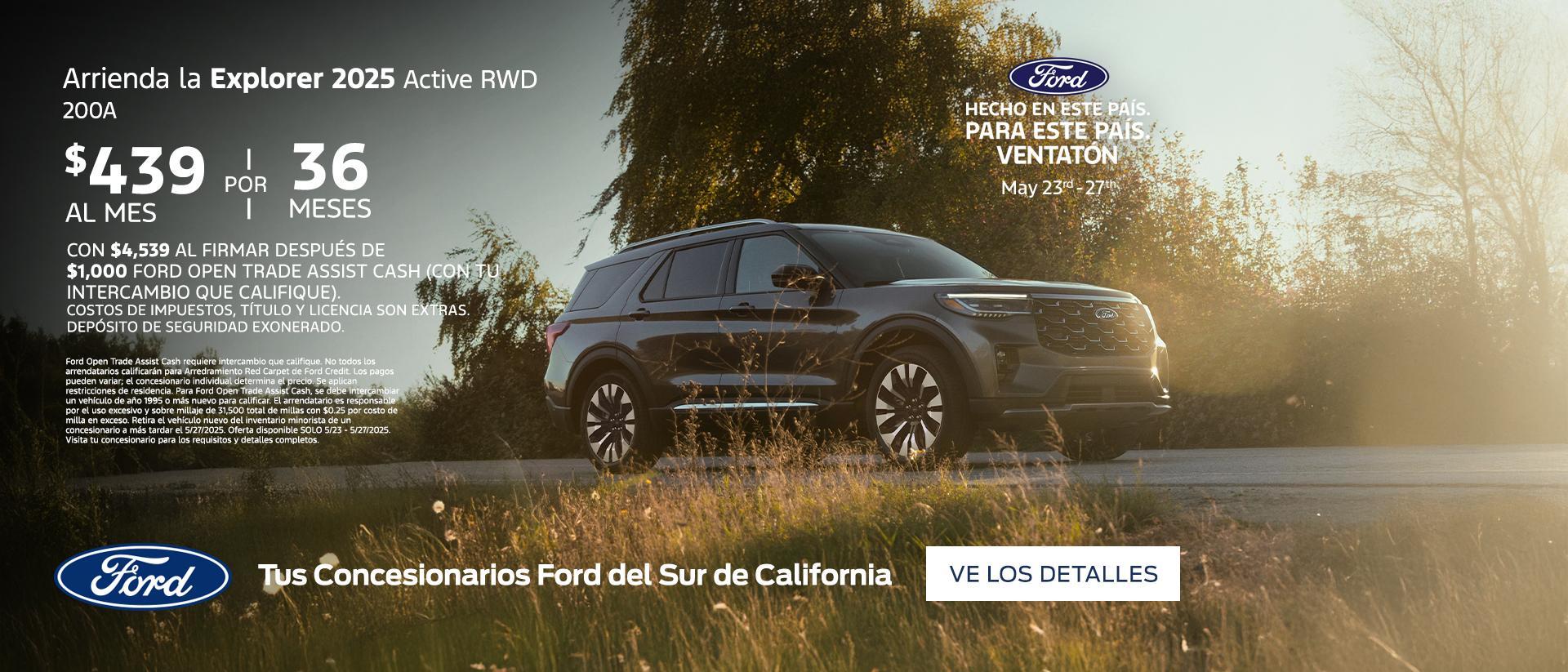Ford Memorial Day Sellathon 2025 | Ford Explorer Lease Offer | Southern California Ford Dealers