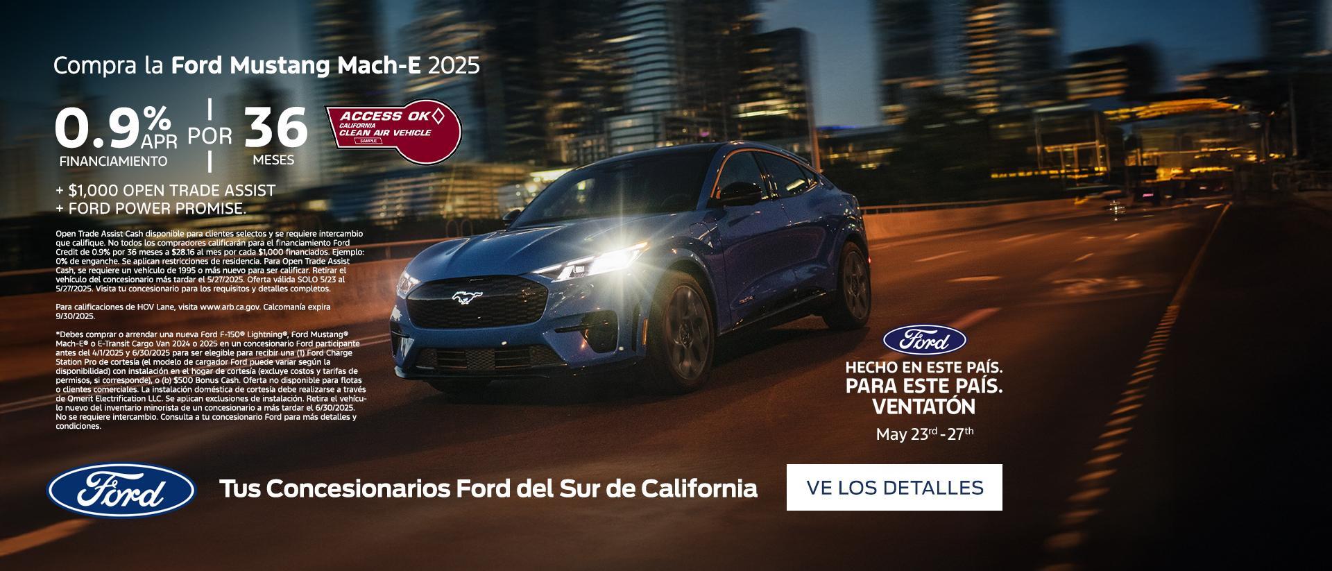 Ford Memorial Day Sellathon 2025 | Ford Mustang Mach-E Purchase Offer | Southern California Ford Dealers