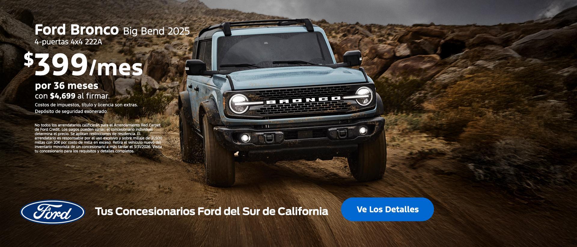 Ford Bronco Lease Offer | Southern California Ford Dealers Ford Bronco Lease Offer | Southern California Ford Dealers