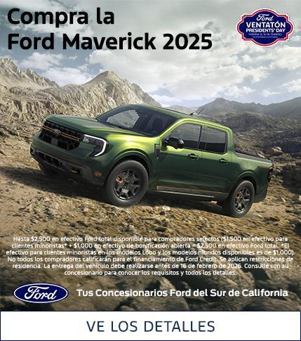 Ford Presidents Day Sellathon 2026 | 2025 Ford Maverick Purchase Offer | Southern California Ford Dealers