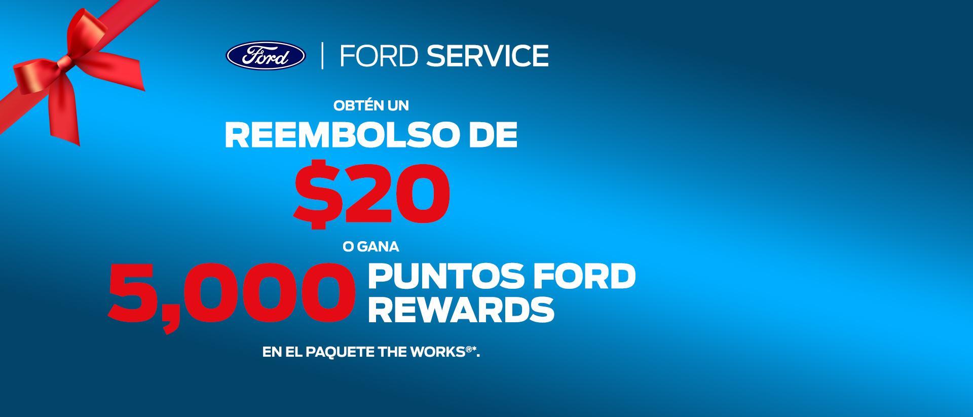 $20 Rebate -OR- 5,000 Points | Ford Service | Southern California Ford Dealers $20 Rebate -OR- 5,000 Points | Ford Service | Southern California Ford Dealers