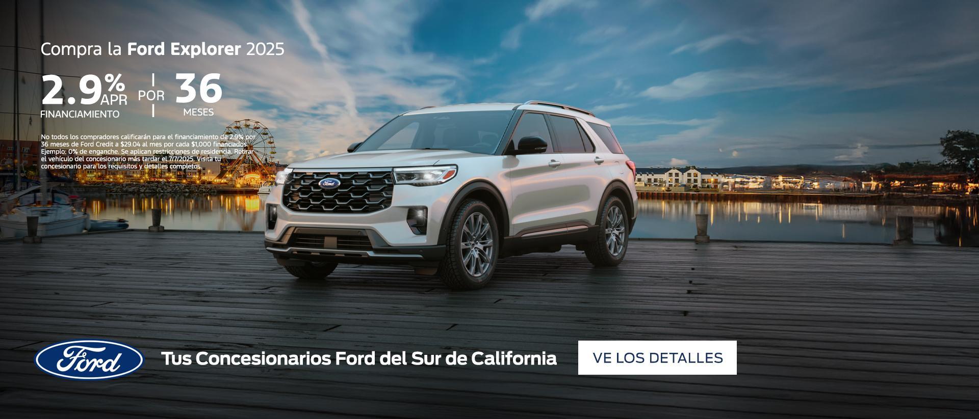 Ford Explorer Retail Purchase Offer | Southern California Ford Dealers