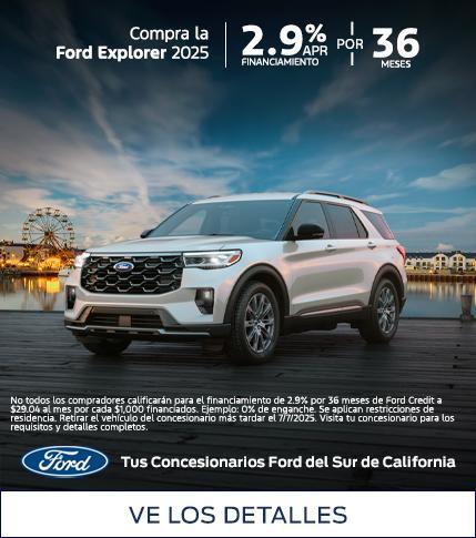 Ford Explorer Retail Purchase Offer | Southern California Ford Dealers