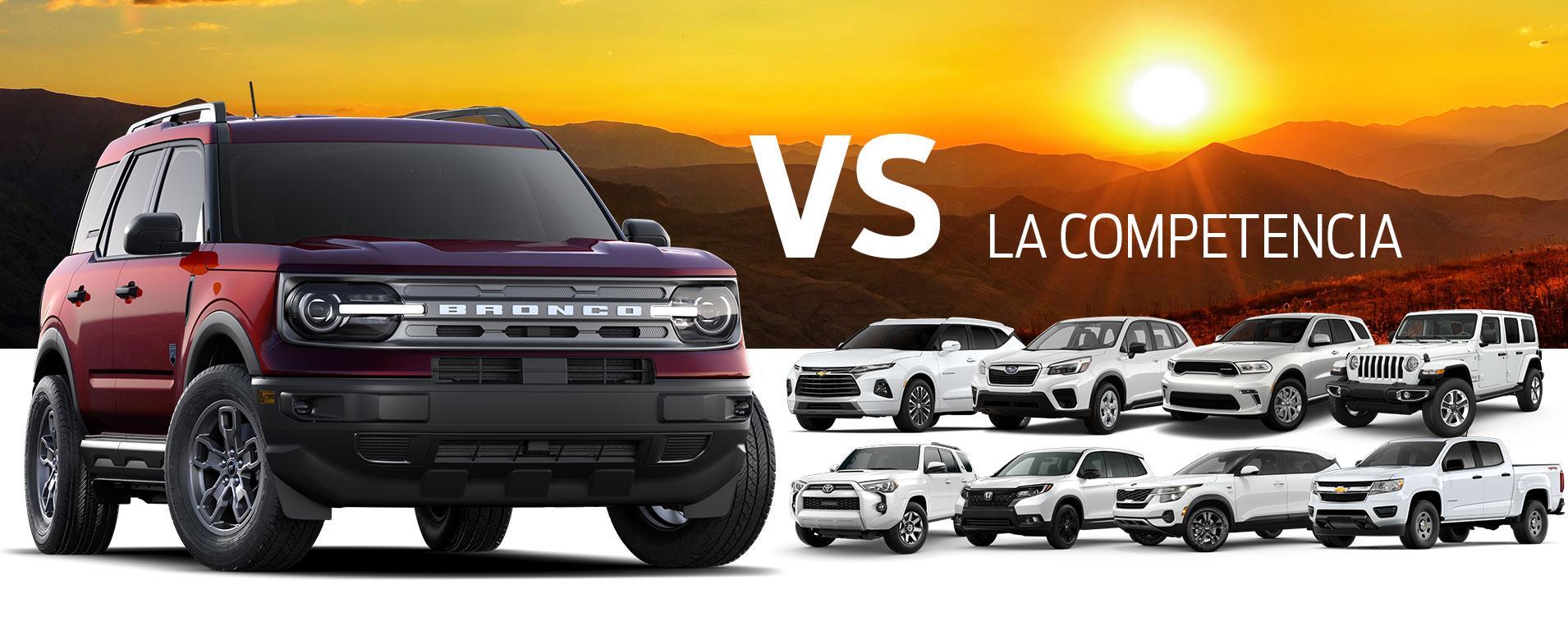 Bronco Sport vs Competition Bronco Sport vs Competition