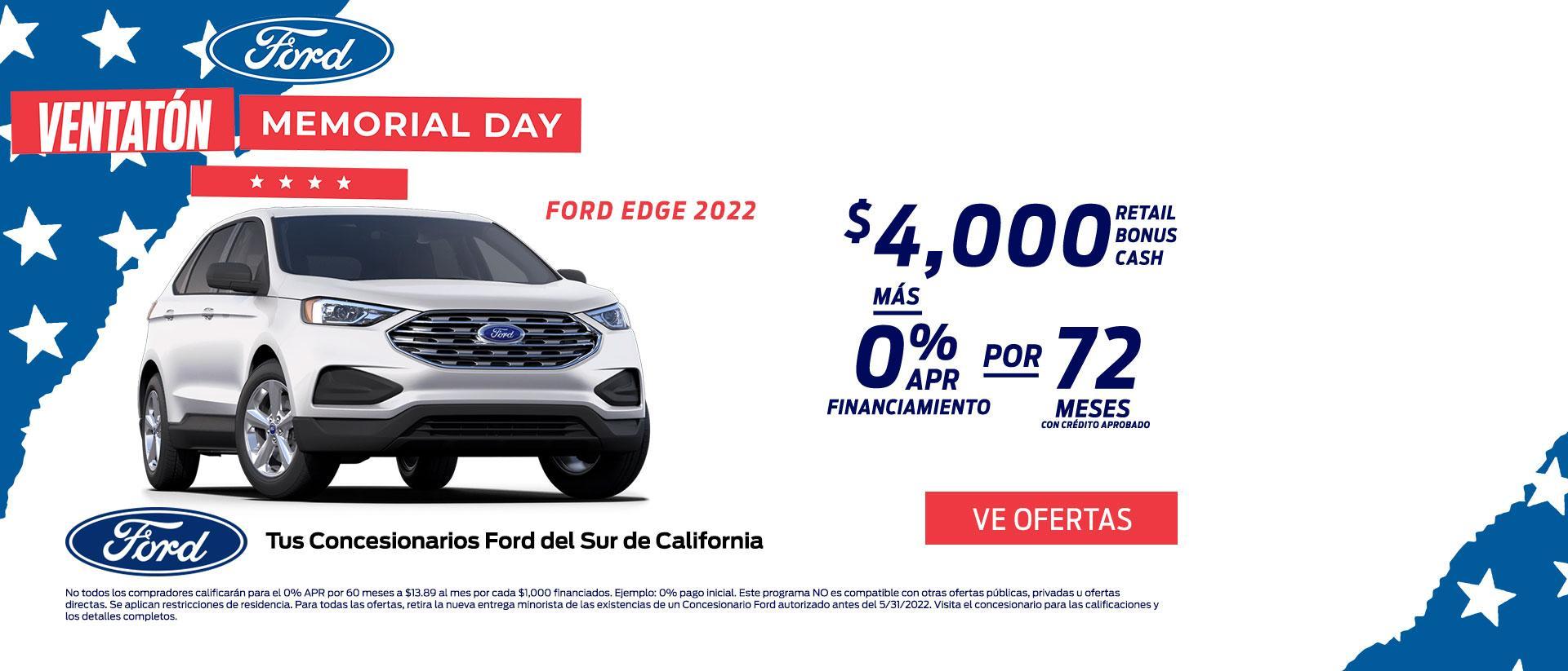 Ford Memorial Day Sellathon | 2022 Ford Edge | Southern California Ford Dealers