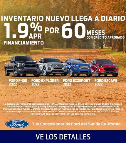 EcoSport, Escape, Explorer &amp; F-150 Offers | Southern California Ford Dealers