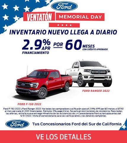 Ford Memorial Day Sellathon | 2022 Ford F-150 &amp; 2022 Ford Ranger | Southern California Ford Dealers