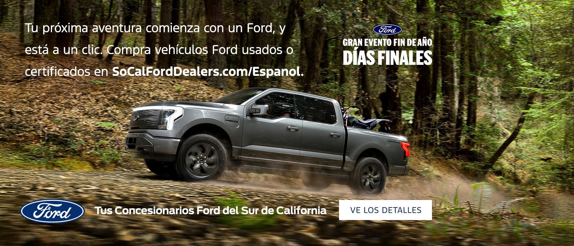  Evento de Ventas de Fin de Año de Ford | Vehículos Certificados y Usados ​​Ford | Concesionarios Ford del Sur de California