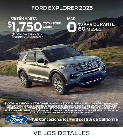 2023 Ford Explorer Offer | Southern California Ford Dealers