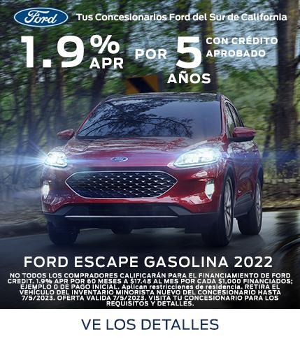 Ford Escape Offers | Southern California Ford Dealers