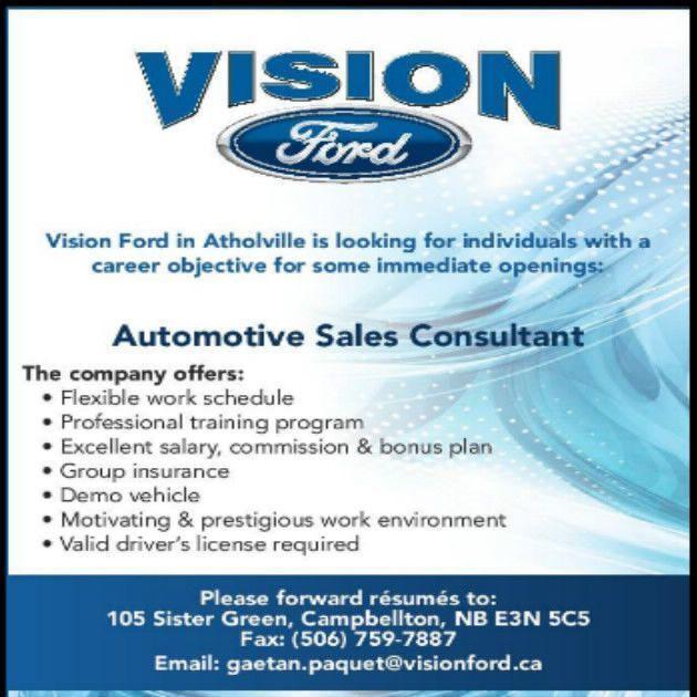 Vision Ford job posting Vision Ford job posting