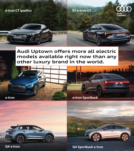 Audi Uptown Full EV Model Range Choice
