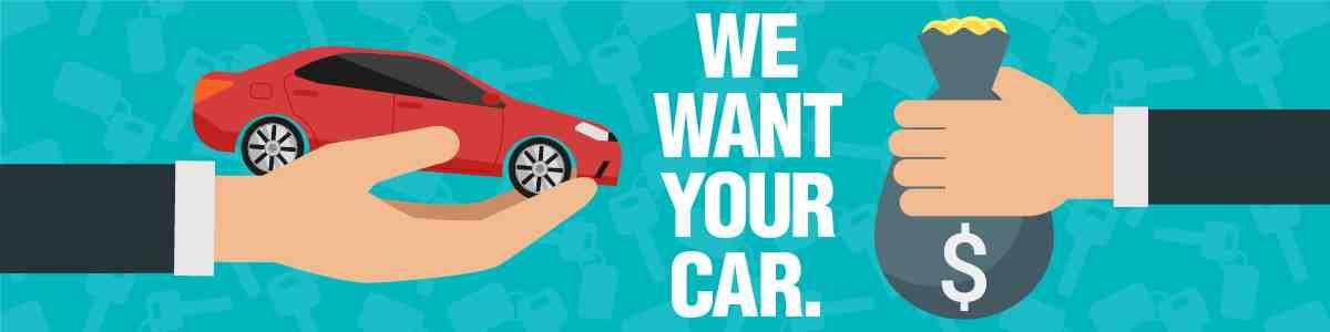 i want to trade in my car for a new one