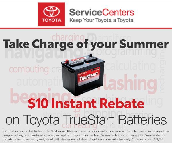 Toyota TrueStart Batteries special Toyota TrueStart Batteries special