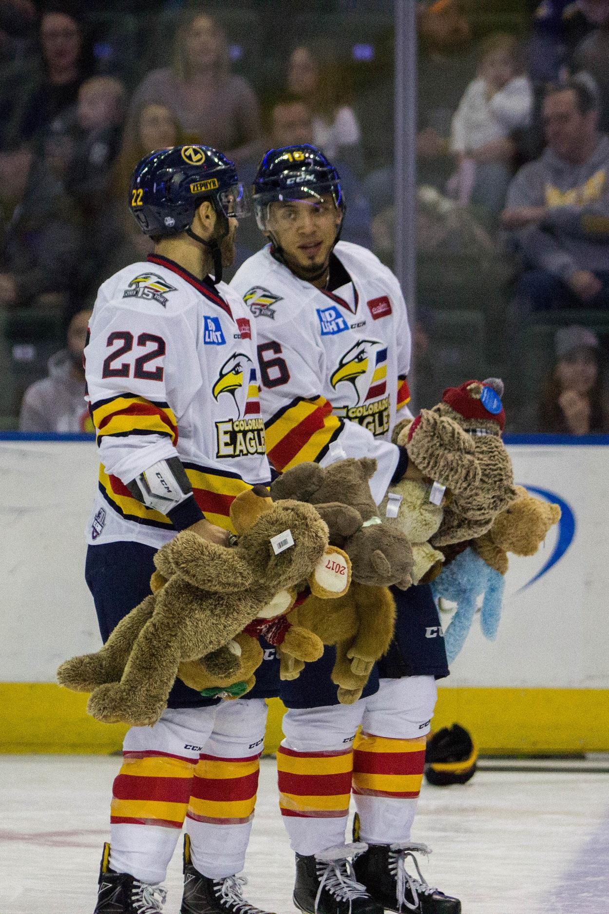 December 9th - 5th Annual Teddy Bear Toss 2017 Teddy Bear Toss Colorado Eagles