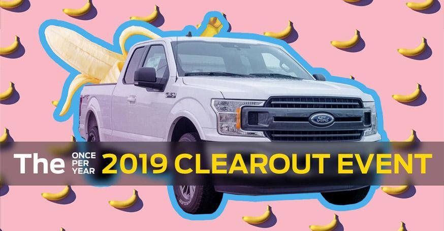 Wayne Pitman Ford's 2019 Inventory Clearout Event Wayne Pitman Ford's 2019 Inventory Clearout Event