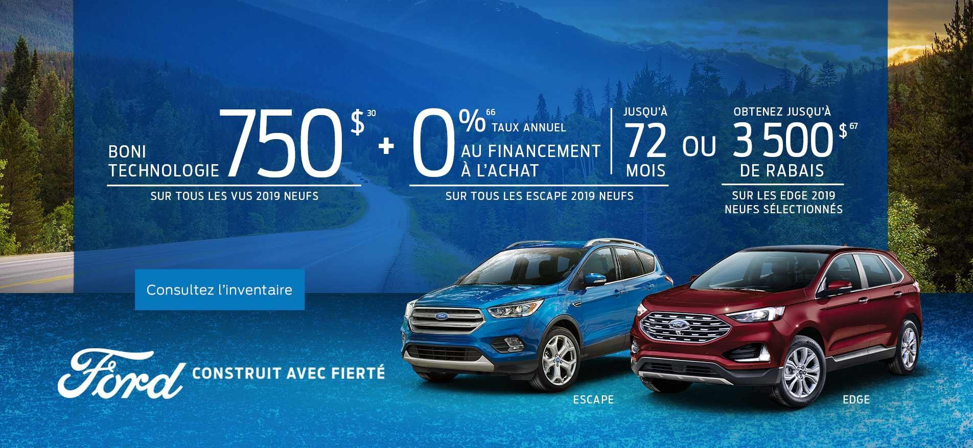 Concessionnaire Ford de véhicules neufs et d'occasion situé à Alma Ford