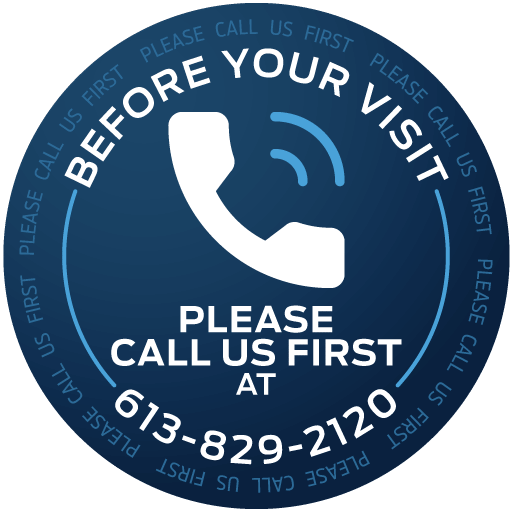 Before you visit, please call us first Before you visit, please call us first