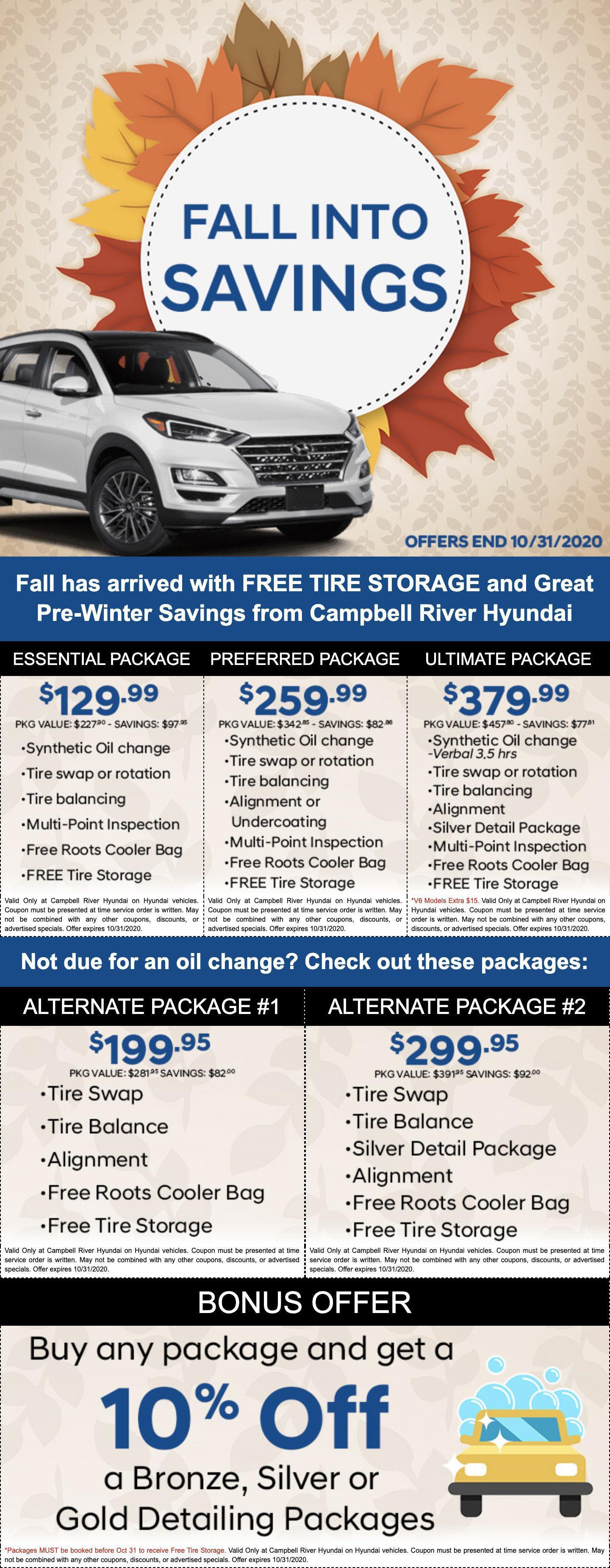 Fall Into Service Savings | Campbell River Hyundai Fall Into Service Savings | Campbell River Hyundai