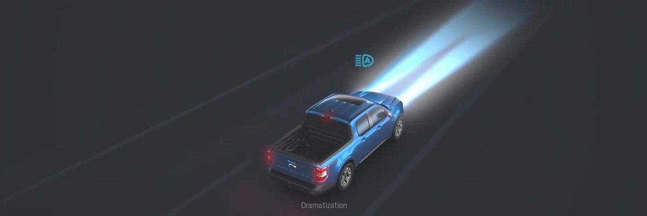2023 Ford Maverick auto high beam headlamps