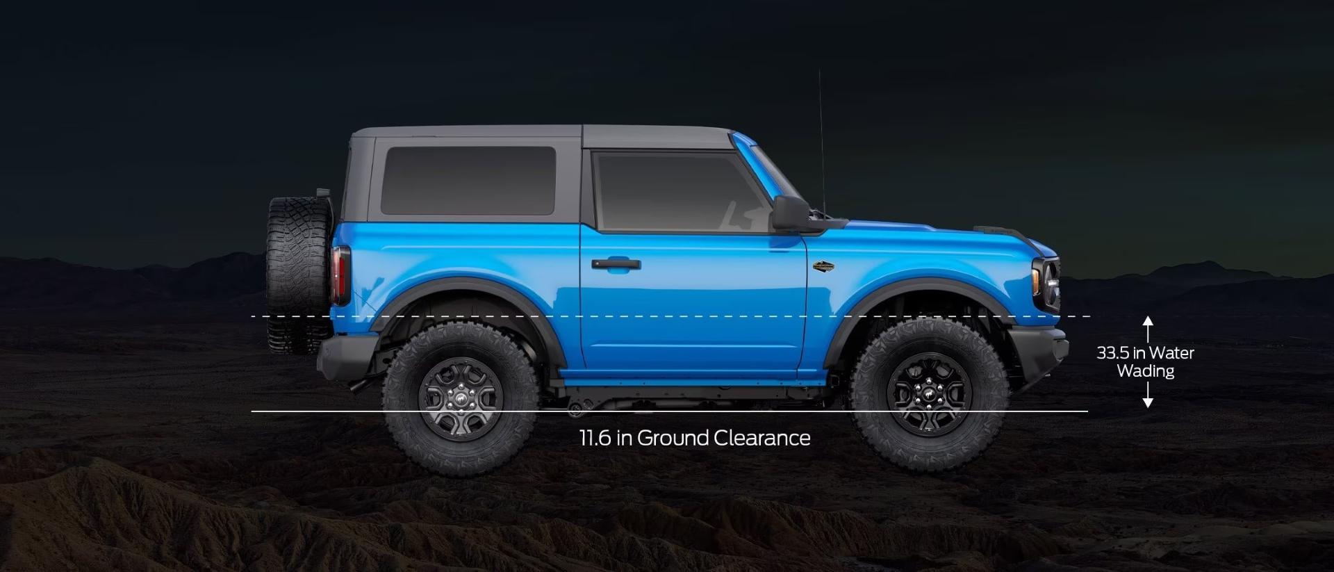 2024 Ford Bronco Ground Clearance and Water Fording