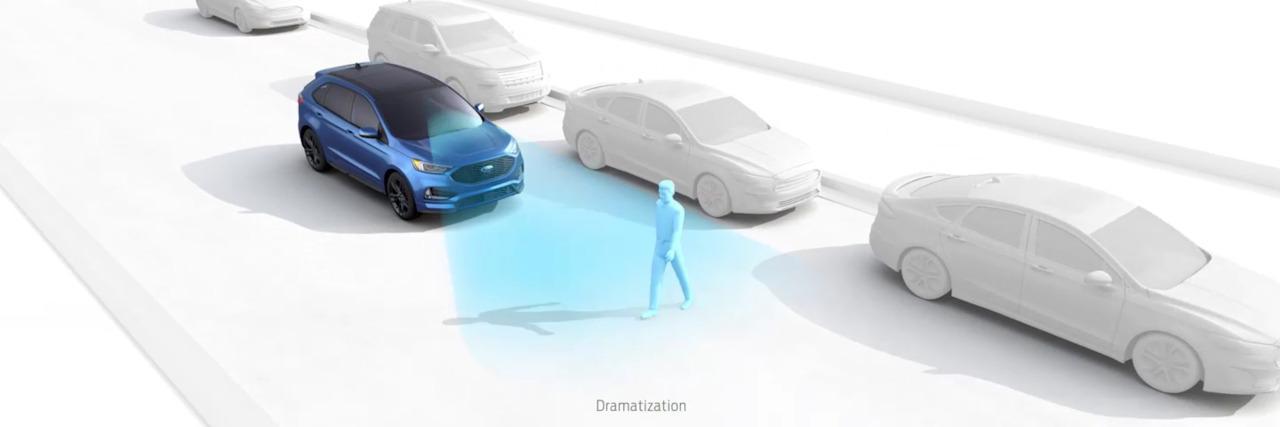 2024 Ford Edge pre-collision assist with automatic emergency braking