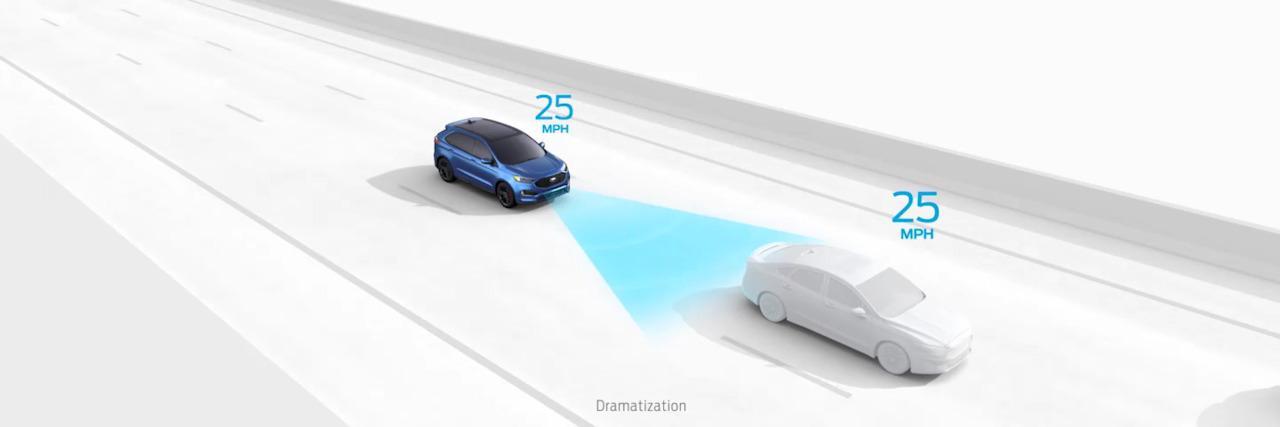 2024 Ford Edge intelligent adaptive cruise control
