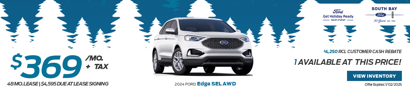 2024 Ford Edge lease deals at Hawthorne Ford dealership