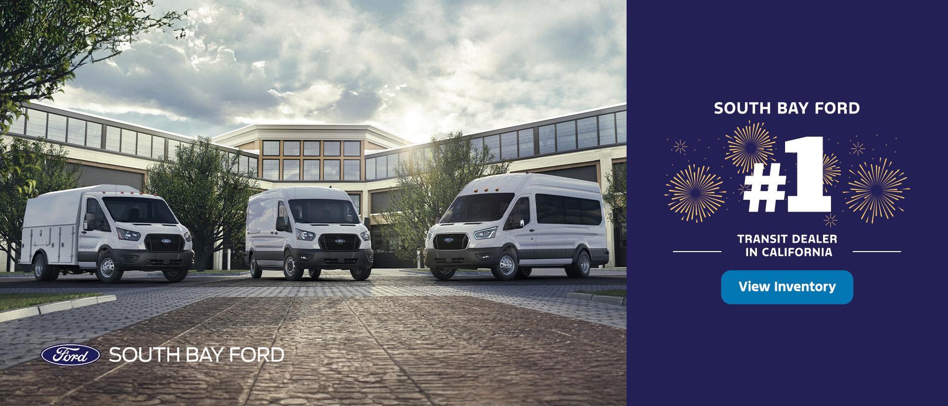South Bay Ford is the Number One Transit Dealer in California