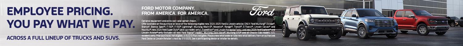 Ford Employee Pricing | South Bay Ford | Hawthorne, CA Ford Employee Pricing | South Bay Ford | Hawthorne, CA