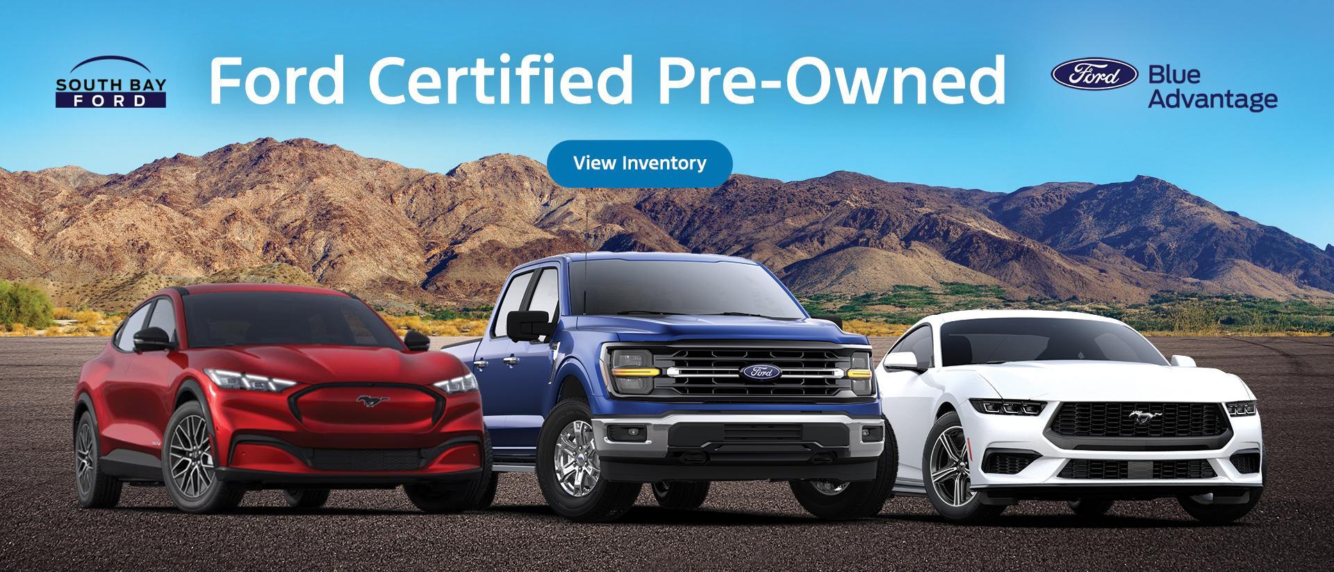 Certified Pre-Owned Vehicles at South Bay Ford in Hawthorne, CA
